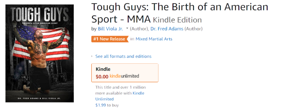 mma tough guys book